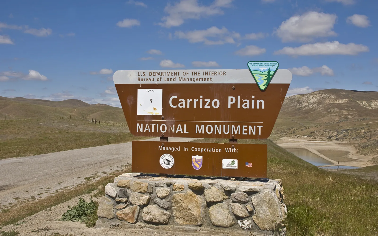 Landscape of Carrizo Plain showing the expansive Central Valley terrain of California with golden grasslands